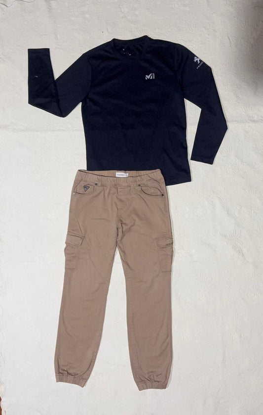 MILLET FULL SLEEVES AND GUESS CARGO