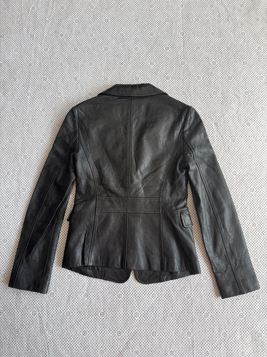KOREAN COT LEATHER JACKET