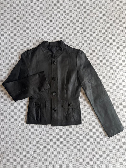 KOREAN COT LEATHER JACKET