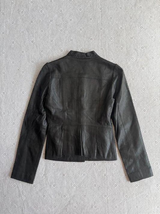 KOREAN COT LEATHER JACKET