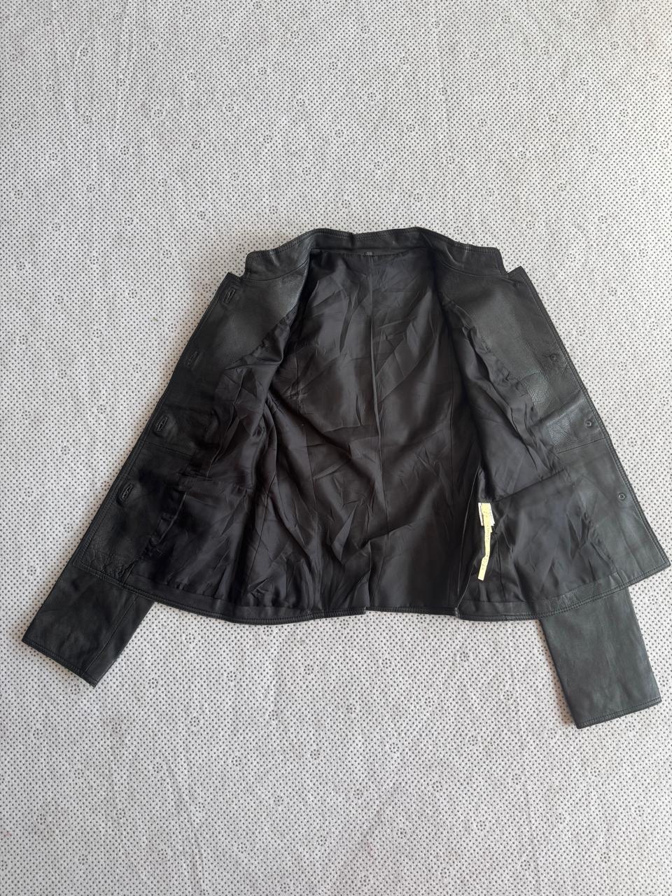 KOREAN COT LEATHER JACKET