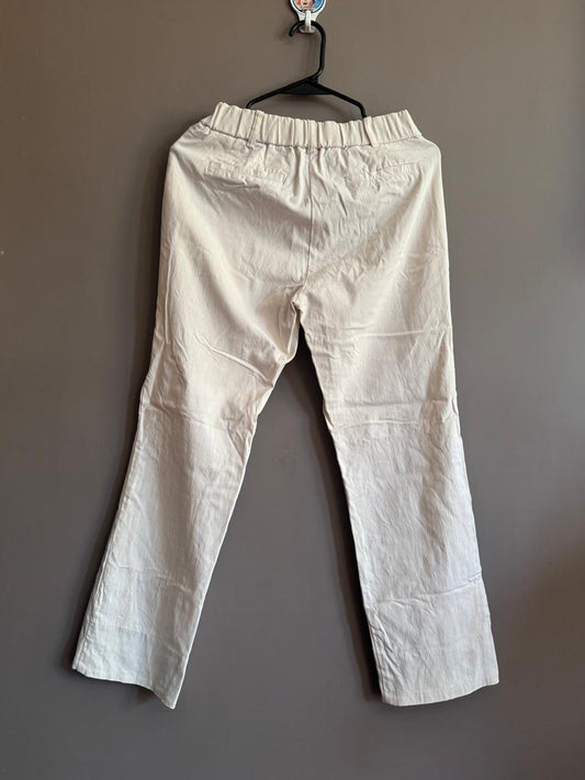 WHITE COTTON PANT