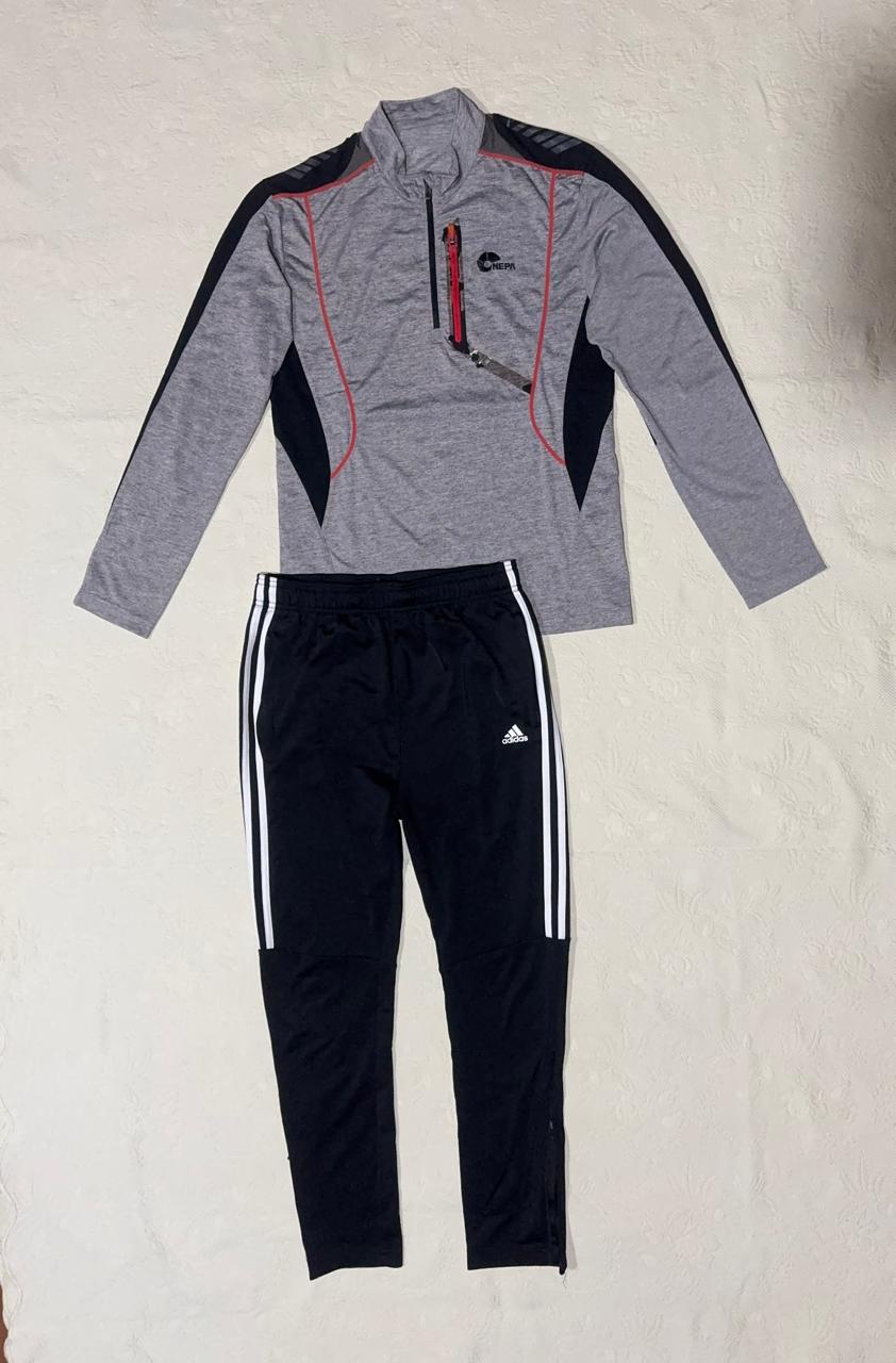 ADIDAS TRACK AND NEPA FULL SLEEVES T-SHIRT